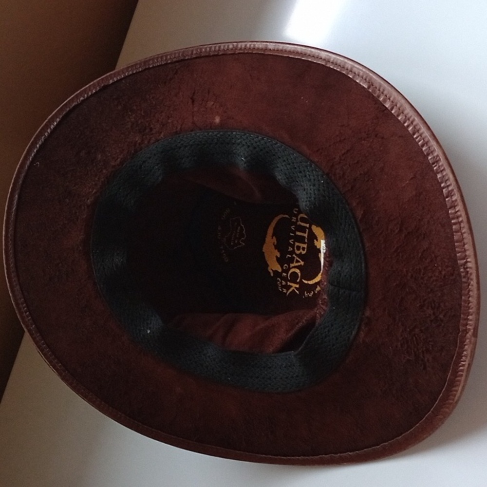 Outback Kangaroo Softy Hat Leather Australia Size Small - Picture 6 of 12